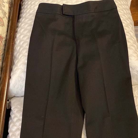 &TROUSERS Brand, Black Cotton Cigarette Trousers with a Kiss of Spandex Sz 2 - Picture 4 of 15